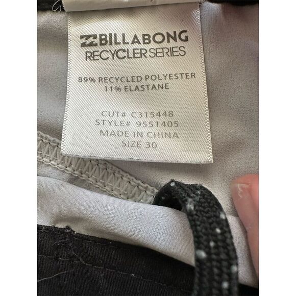 Billabong Men's Gray Striped Board Shorts Size 30 Beach Surf Casual - Picture 7 of 7